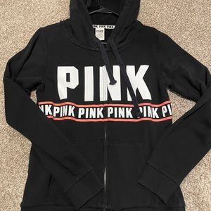 PINK zip up hoodie
